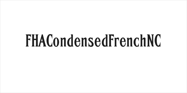 FHACondensedFrenchNC Logo