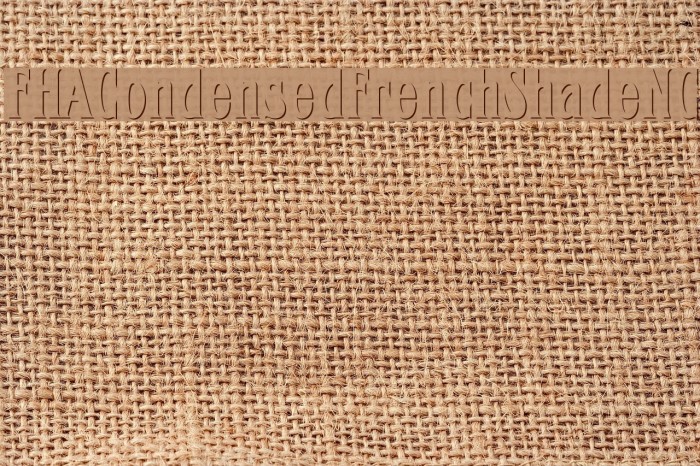 FHACondensedFrenchShadeNC Font examples