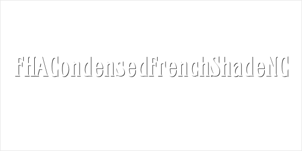 FHACondensedFrenchShadeNC Logo