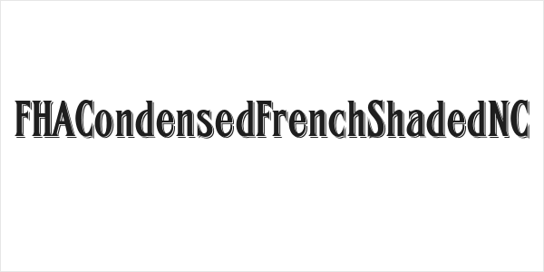 FHACondensedFrenchShadedNC Logo