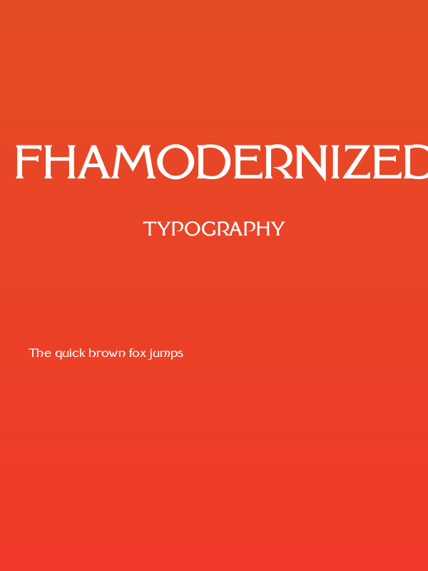 FHAModernizedIdealClassicNC Poster