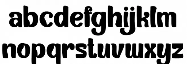 FHGettoFunkyPersonalUse-Display フォント 小文字