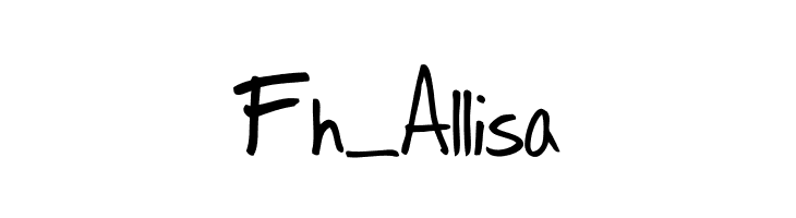 Fh_Allisa  नि: शुल्क फ़ॉन्ट्स डाउनलोड