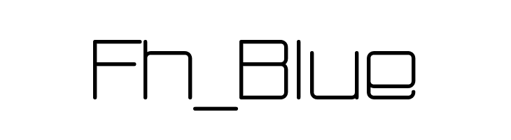 Fh_Blue Font