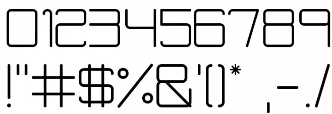 Fh_Blue Шрифта ДРУГИЕ символов