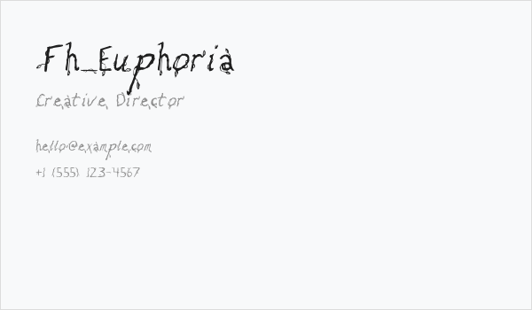 Fh_Euphoria Business Card
