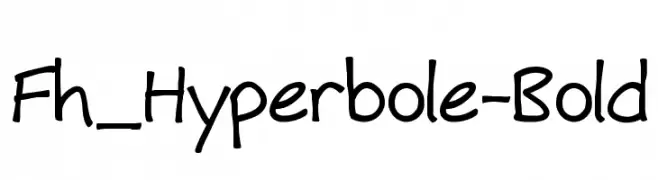 Fh_Hyperbole-Bold  تنزيل الخطوط