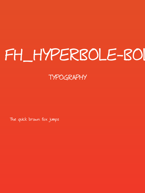 Fh_Hyperbole-Bold Poster