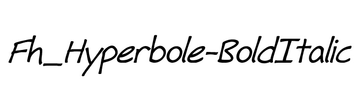 Fh_Hyperbole-BoldItalic Font