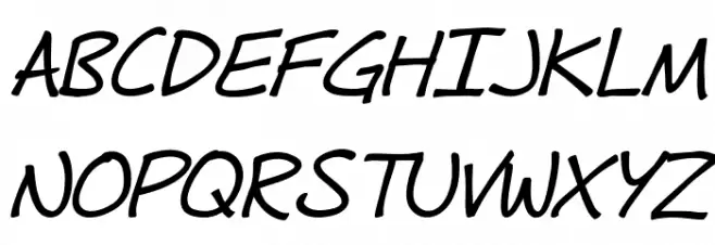 Fh_Hyperbole-BoldItalic Caratteri MAIUSCOLE