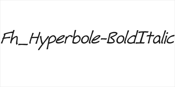 Fh_Hyperbole-BoldItalic Logo