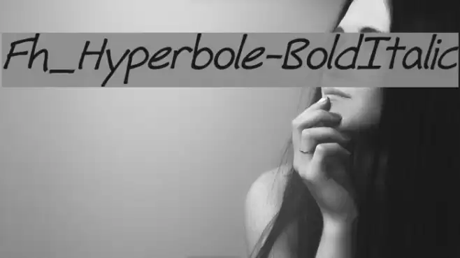 Fh_Hyperbole-BoldItalic Font examples