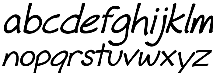 Fh_Hyperbole-BoldItalic Font LOWERCASE