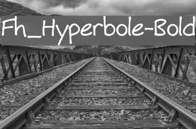 Fh_Hyperbole-Bold Font examples