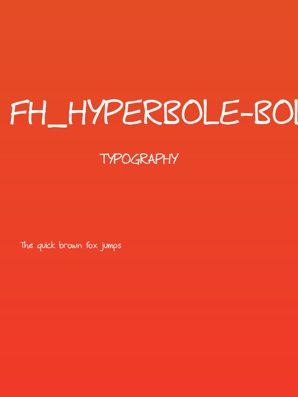 Fh_Hyperbole-Bold Poster