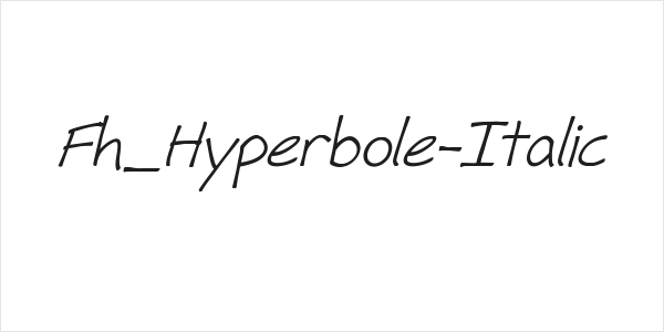 Fh_Hyperbole-Italic Logo