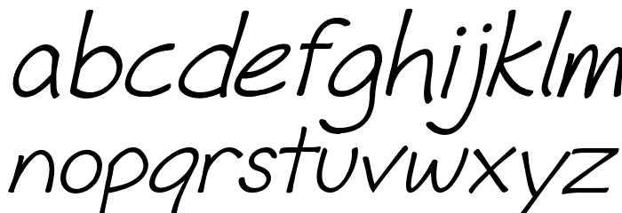 Fh_Hyperbole-Italic Font LOWERCASE