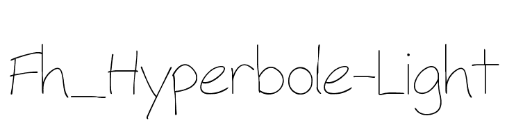 Fh_Hyperbole-Light  Free Fonts Download
