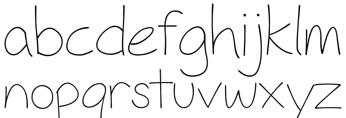 Fh_Hyperbole-Light Font LOWERCASE