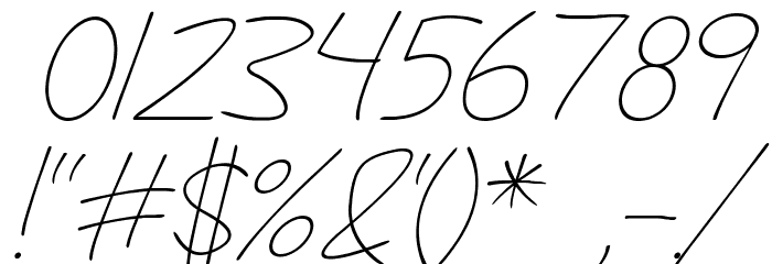 Fh_Hyperbole-LightItalic Font OTHER CHARS