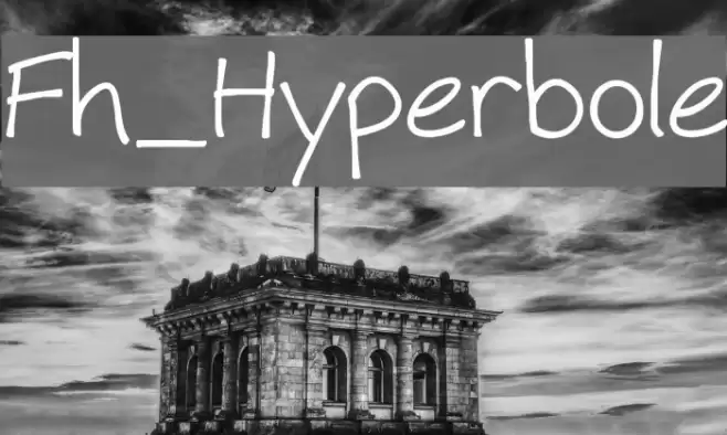 Fh_Hyperbole Font examples