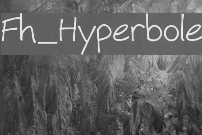 Fh_Hyperbole Font examples