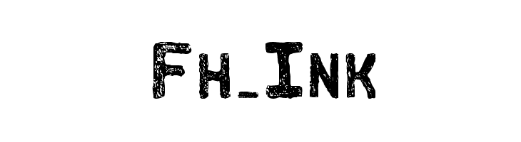 Fh_Ink  font caratteri gratis