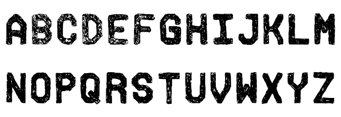 Fh_Ink Font LOWERCASE