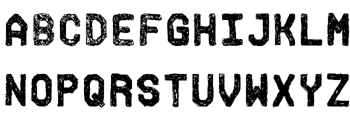 Fh_Ink Font LOWERCASE