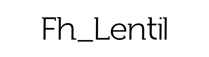 Fh_Lentil  font caratteri gratis