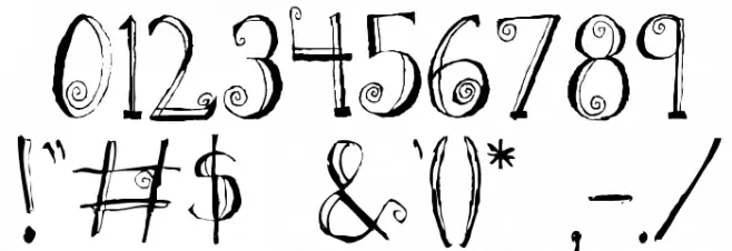 Fh_Letter Font OTHER CHARS