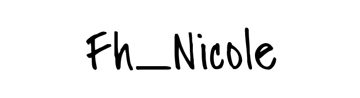 Fh_Nicole  baixar fontes gratis