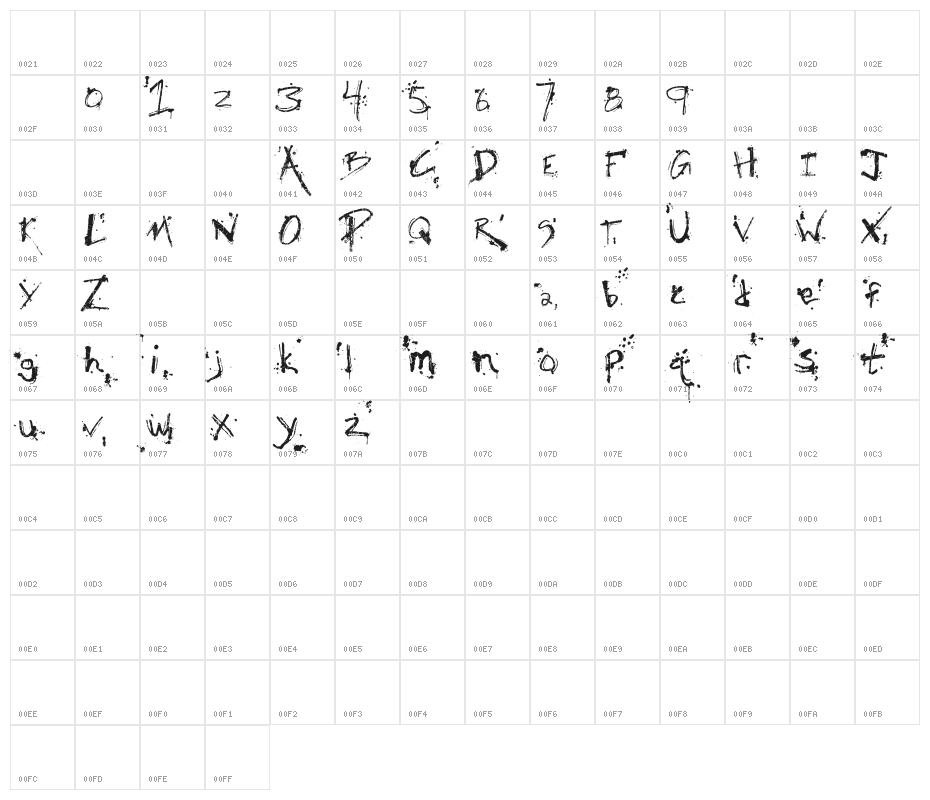 Fh_Obscene Character Map