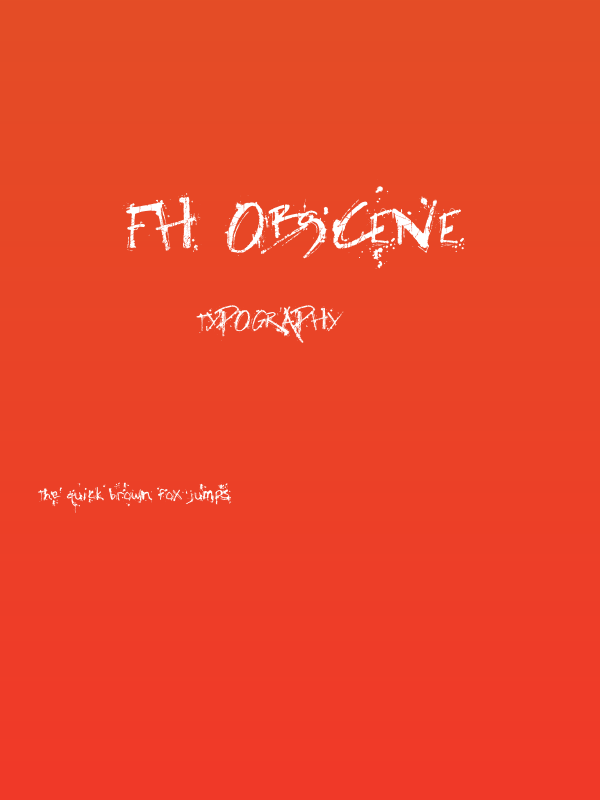 Fh_Obscene Poster