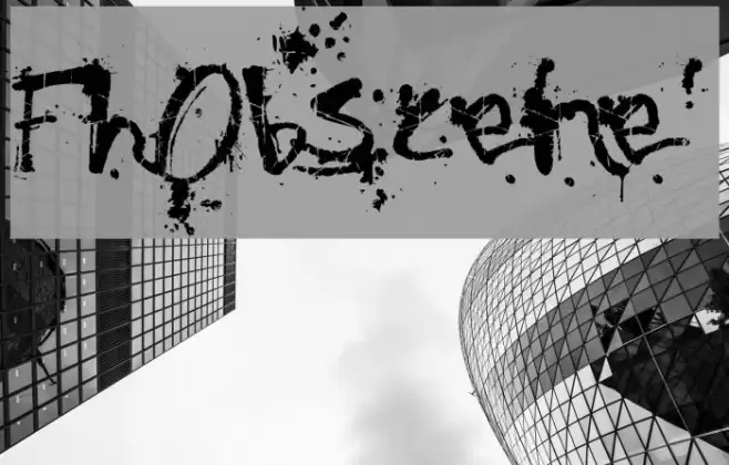 Fh_Obscene Font examples