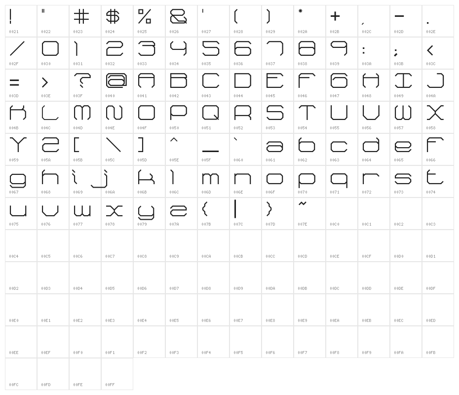 Fh_Reverse Character Map