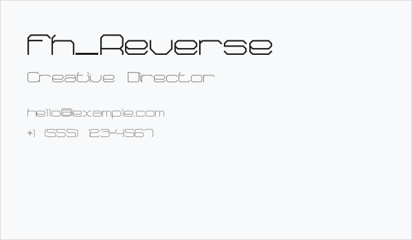 Fh_Reverse Business Card