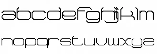 Fh_Reverse フォント 小文字