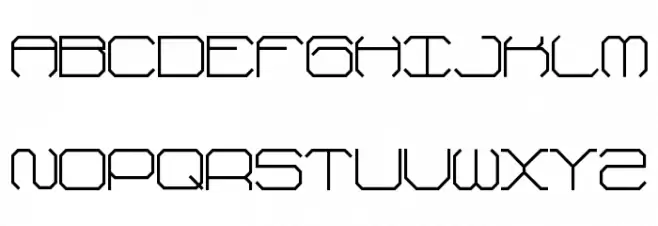 Fh_Reverse 字体 大写