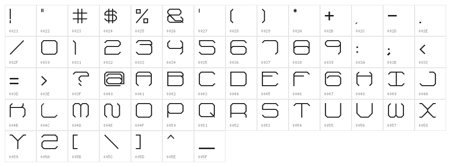 Fh_Reverse Character Map