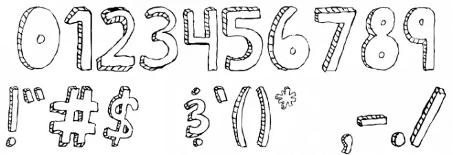 Fh_Scribble Font OTHER CHARS