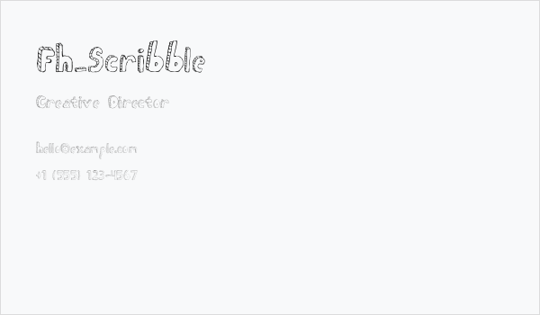 Fh_Scribble Business Card