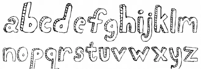 Fh_Scribble Font LOWERCASE