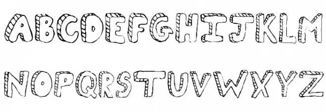 Fh_Scribble Fuentes MAYÚSCULAS