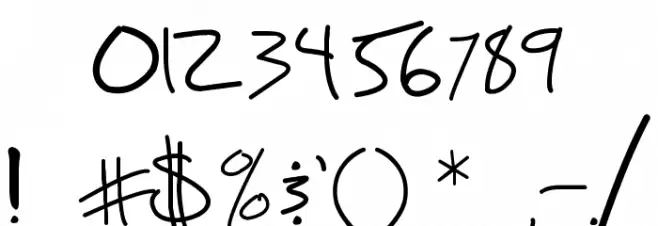 Fh_Script Font OTHER CHARS