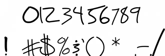 Fh_Script Font OTHER CHARS