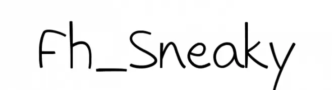 Fh_Sneaky  Frei Schriftart Herunterladen