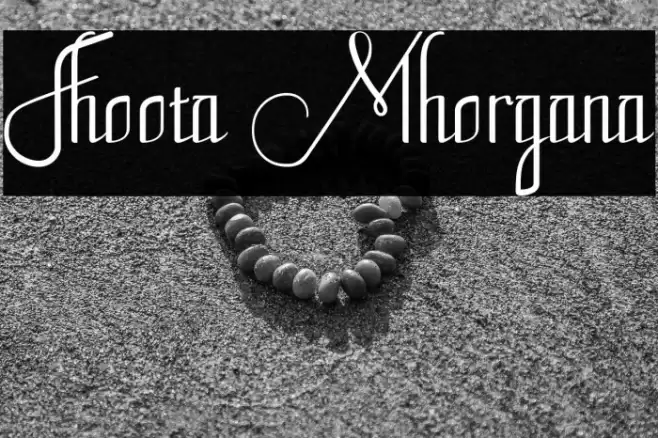 Fhoota Mhorgana Font examples