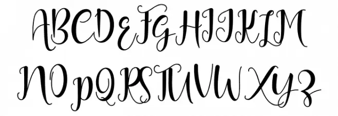 fhania Font UPPERCASE