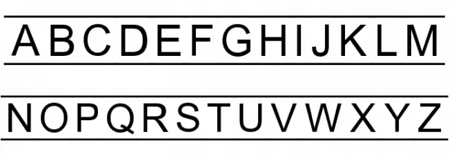 FIBox Schriftart Groß